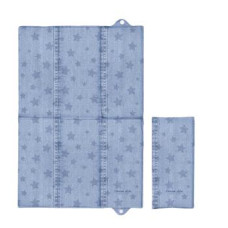 Cestovní přebalovací podložka pro miminko Denim Style Stars blue 