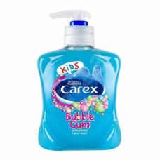 Antibakteriální a dezinfekční tekuté mýdlo vhodné pro děti BUBBLE GUM   250 ml  CAREX  PROTECT  BUBBLE GUM