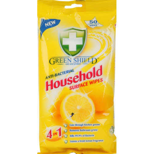 ANTIBAKTERIÁLNÍ A DEZINFEKČNÍ UBROUSKY 4 v 1 HOUSEHOLD likvidace 99,9% bakterií a virů 50 kusů v balení ANTIBAKTERIÁLNÍ A DEZINFEKČNÍ UBROUSKY 4 v 1 HOUSEHOLD likvidace 99,9% bakterií a virů 50 kusů v balení
