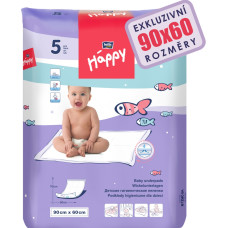 Bella Baby Happy přebalovací podložky - EXKLUZIVNÍ ROZMĚRY  60 x 90 cm     5 ks