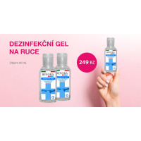Dezinfekční a antibakteriální  gel na ruce 80 ml Benora Med