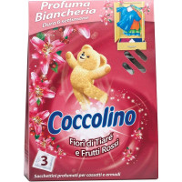 Coccolino vonné sáčky do skříně Tiaré 3ks růžové