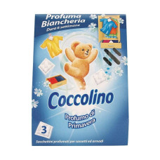 Coccolino vonné sáčky do skříně Primavera 3ks modré 