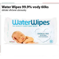 Vlhčené ubrousky obsahující  99,9 % vody    60ks   WaterWipes  