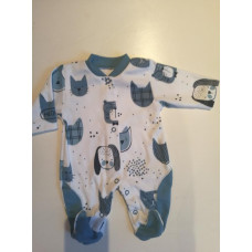Bavlněný kojenecký overal - kolekce pejsci ČESKÁ VÝROBA !!! BABY SERVICE
