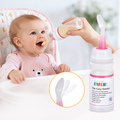 lahvička se lžičkou pro podávání prvních příkrmů 180 ml FARLIN BF-193A lahvička se lžičkou pro podávání prvních příkrmů 180 ml FARLIN BF-193A