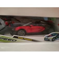 Auto RC na dálkové ovládání se světelnými efekty 26 cm červená