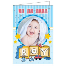 Blahopřání k narození miminka + obálka ZDARMA ! Gratulace je to kluk  BOB 2710