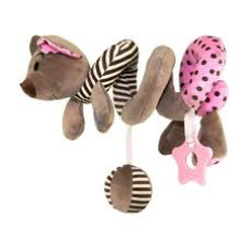 Hračka na postýlku spirála BABY MIX Myška růžová