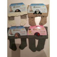 Dětské bavlněné punčocháče s elastanem   Pesail neutrální