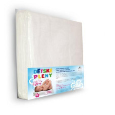 Libštátské  - Bavlněné pleny 80x80 cm EXTRA kvality se zvýšenou gramáží bílé 10 ks /balení