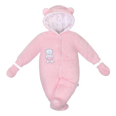 Zimní kombinézka New Baby Nice Bear růžová
