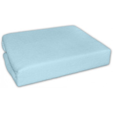 Nepropustné  froté prostěradlo do kočárku 75 x 35   Baby Nellys     sv. modrá
