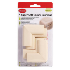 Clippasafe pěnová ochrana rohů 4usy v balení  (Cream)