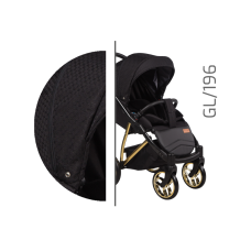 Luxusní sportovní kočárek  Baby Merc GTX včetně tašky, kelímku, všité moskytiéry a pláštěnky  LIMITED EDITION černá + zlatá