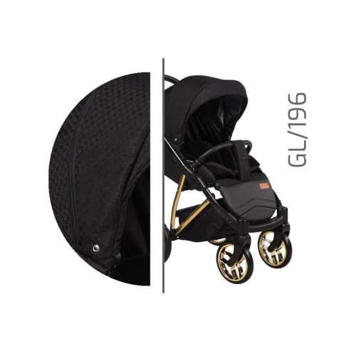 Luxusní sportovní kočárek Baby Merc GTX včetně tašky, kelímku, všité moskytiéry a pláštěnky LIMITED EDITION černá + zlatá Luxusní sportovní kočárek Baby Merc GTX včetně tašky, kelímku, všité moskytiéry a pláštěnky LIMITED EDITION černá + zlatá