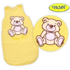Spací vak Medvídek TEDDY - žlutý/krémový vel. 1 - 74 - 104
