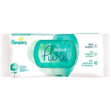 PAMPERS Aqua Pure vlhčené ubrousky 48 ks