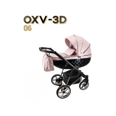 Kombinovaný Kočárek Adbor NEW   OXV - 3D  - gelová kolečka  06