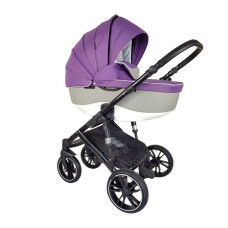 Kombinovaný kočárek FIRKON VESTA STANDARD LUX NEW Fialová / šedá  C