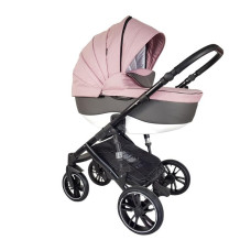 Kombinovaný kočárek FIRKON VESTA STANDARD LUX NEW  Růžová / šedá  C
