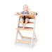     KINDERKRAFT Židlička jídelní Enock wooden