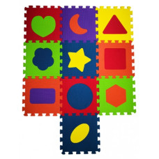 COSING   Pěnové puzzle - pěnový koberec  Tvary - 10ks