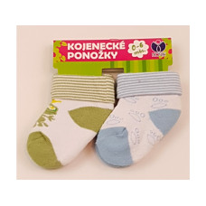Kojenecké ponožky Froté 0 - 6 m Chlapecké 2páry