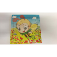 Dřevěné puzzle pro nejmenší 16  dílků  Včelka