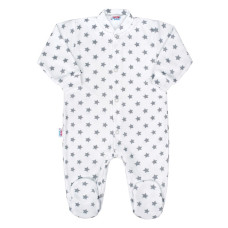 Kojenecký overal New Baby Classic II šedý s hvězdičkami