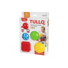 TULLO Edukační barevné míčky 5ks v krabičce, Tvary