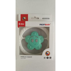 Profibaby Kruh - hvězdička / kytička  v krabičce   Mentol / bílá