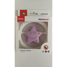 Profibaby Kruh - hvězdička / kytička  v krabičce   Růžová / bílá