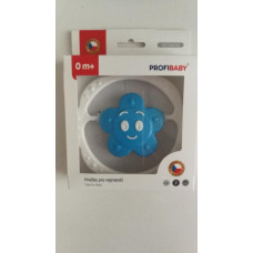 Profibaby Kruh - hvězdička / kytička  v krabičce   Tyrkys / bílá
