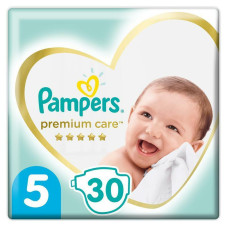 PAMPERS Premium Care Pleny jednorázové 5 (11-16 kg) 30 ks