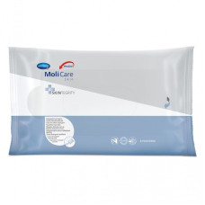 MoliCare Skin - Napuštěné mycí žínky sensitive s panthenolem a aloe vera  8 ks v balení