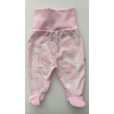 Bavlněné polodupačky kolekce ZAJÍČCI Baby Service        KVALITNÍ ČESKÁ VÝROBA !!!  Růžová
