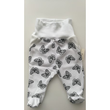 Bavlněné polodupačky kolekce MOTÝLCI Baby Service        KVALITNÍ ČESKÁ VÝROBA !!!  Bílá