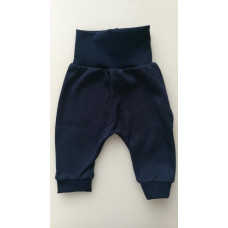 Moderní kojenecké kalhoty - tepláčky BAGGY BABY SERVICE   ČESKÁ VÝROBA !  Tm. modrá