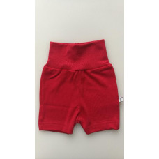  Bavlněné kraťasy - jednobarevné BABY SERVICE Červené