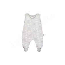  Baby Service Bavlněné dupačky kolekce ZAJÍČCI   ČESKÁ VÝROBA ! Šedá