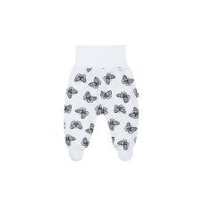 Bavlněné polodupačky kolekce MOTÝLCI Baby Service        KVALITNÍ ČESKÁ VÝROBA !!!  Bílá