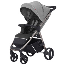 Sportovní kočárek Bravo Plus  -   nosnost až 22 kg !  Metal Grey