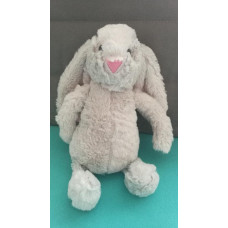  Plyšový zajíček Bunny  34 cm Šedý