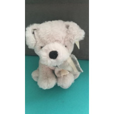  Plyšový pejsek 25 cm šedý