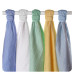 Kikko Pleny z biobavlny XKKO Organic 70x70cm Staré časy - Pastels for  Boys (5ks)