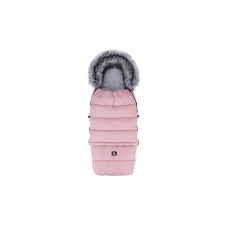 Luxusní fusak COMBI s kožichem YUKON  COTTONMOOSE  Růžová