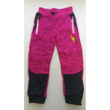 Dětské Outdoorové / funkční  thermo tepláky KONÍK Kugo Růžová