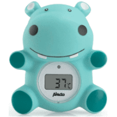 Teploměr  2 v 1  do vany i  do pokoje  s alarmem  HIPPO ALECTO 