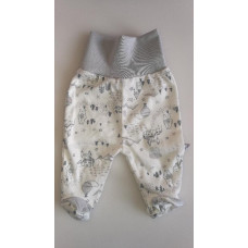 Bavlněné polodupačky    KVALITNÍ ČESKÁ VÝROBA BABY SERVICE !!!  Kolekce městečko šedé